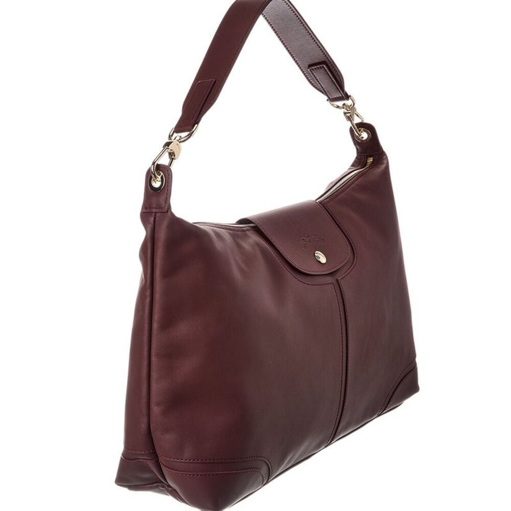 Longchamp Le Pliage Xtra Xl Shoulder Leather Bag, Red - Picture 3 of 4